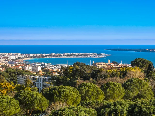 Vue Sur Cannes Depuis La Croix Des Gardes